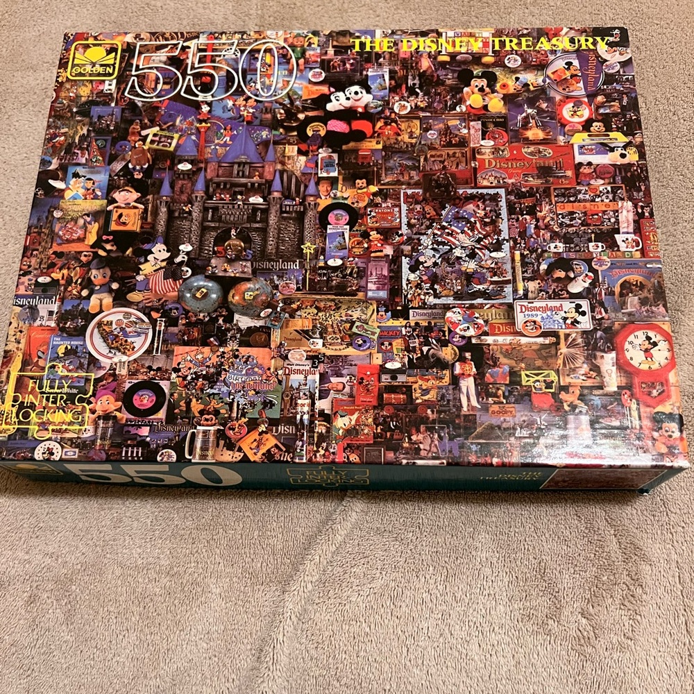 Disney Treasure Golden Jigsaw Puzzle 550 Pieces